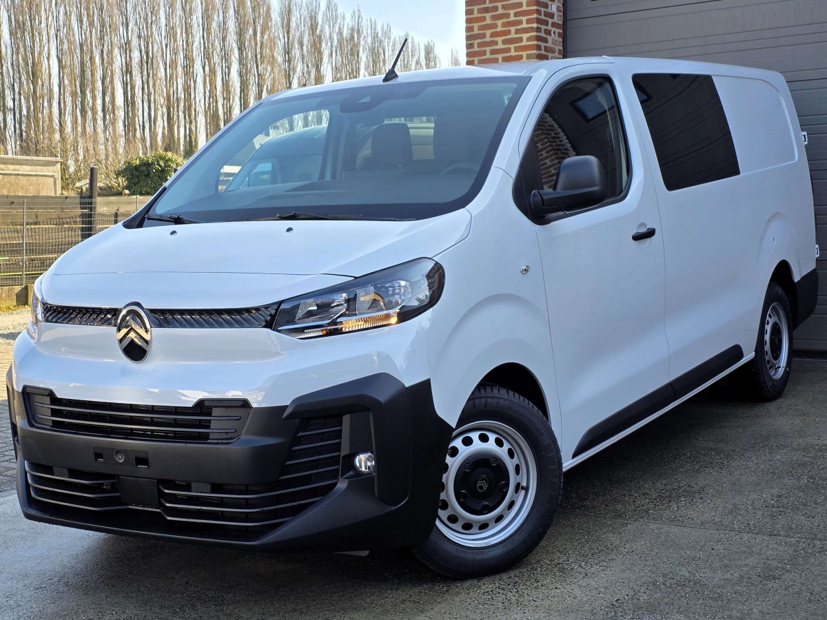 Citroën Jumpy XL 26.990EX - Dubbel Cabine 6Zits - NIEUW 0KM 2025